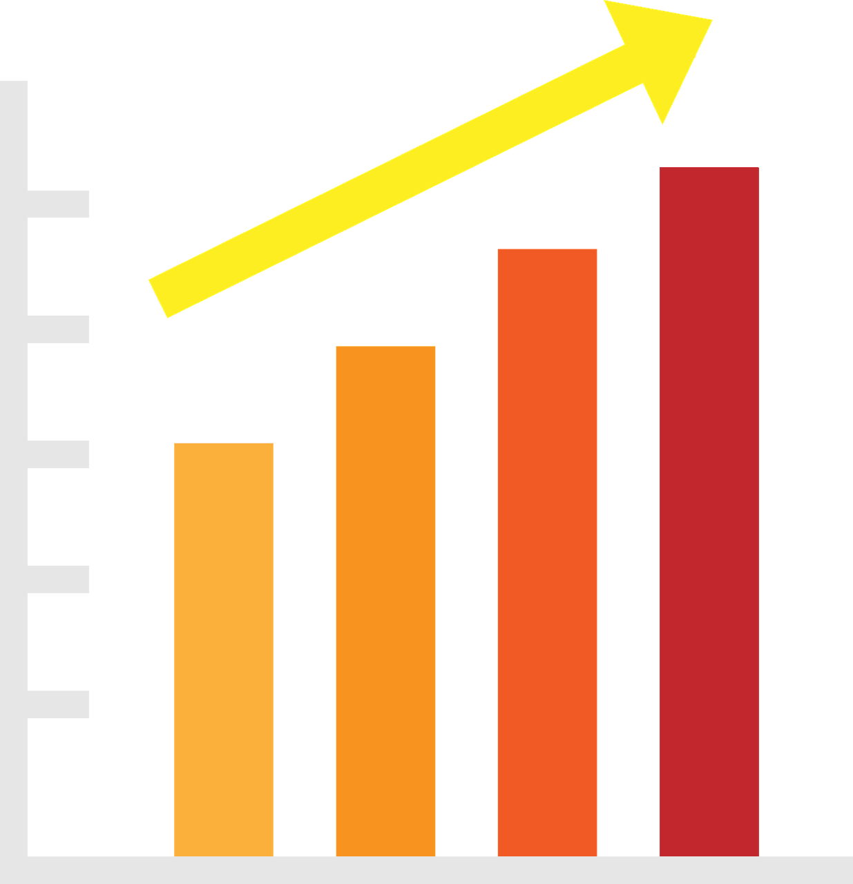 Free graph bar chart vector