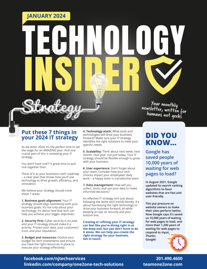 Tech Insider JAN 2024 Newsletter