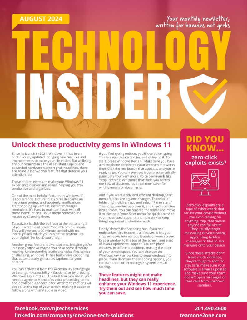 Tech Insider AUG 2024 Newsletter