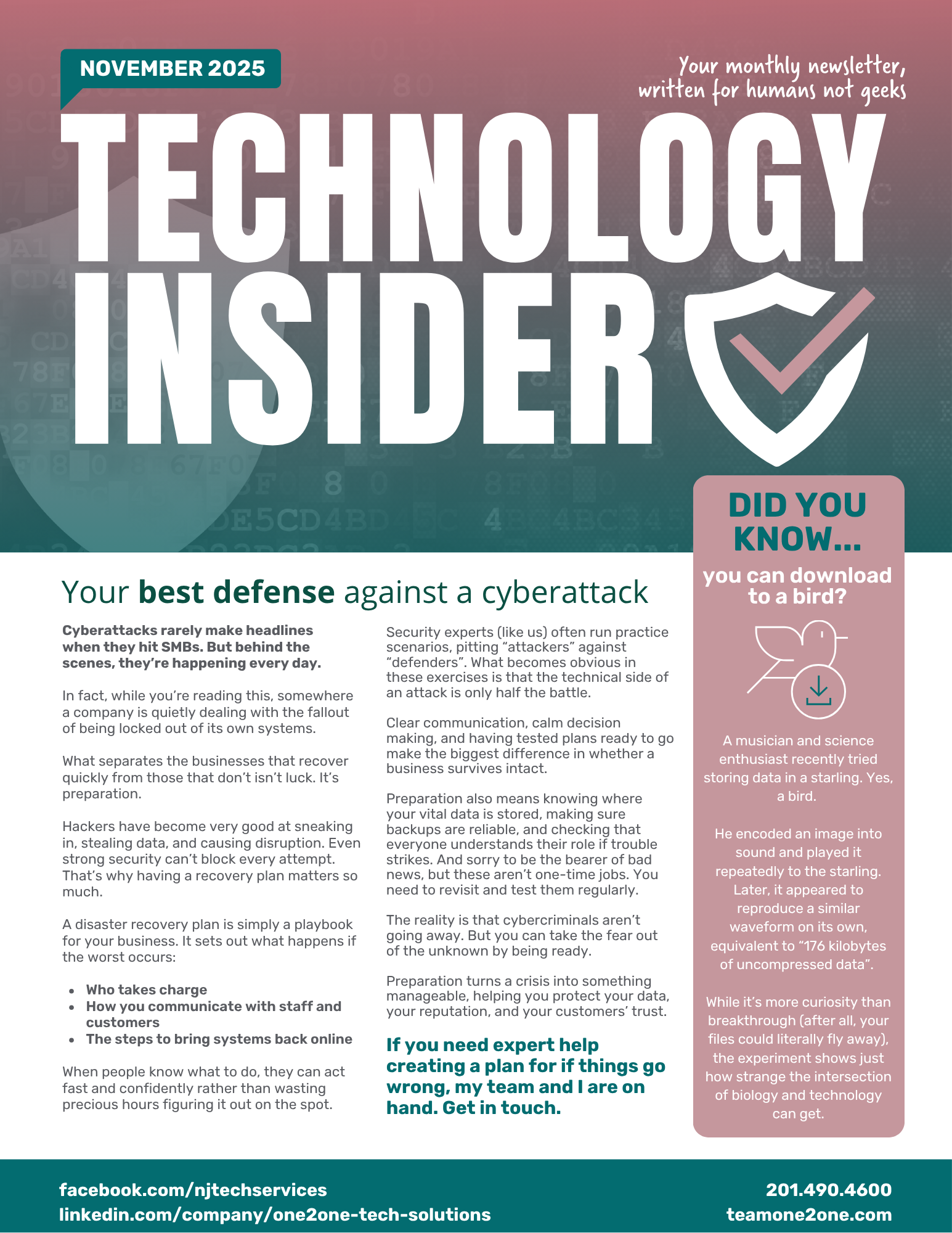 Tech Guide 2025-11 Newsletter Flat Tech Insider NOV 2025 Newsletter