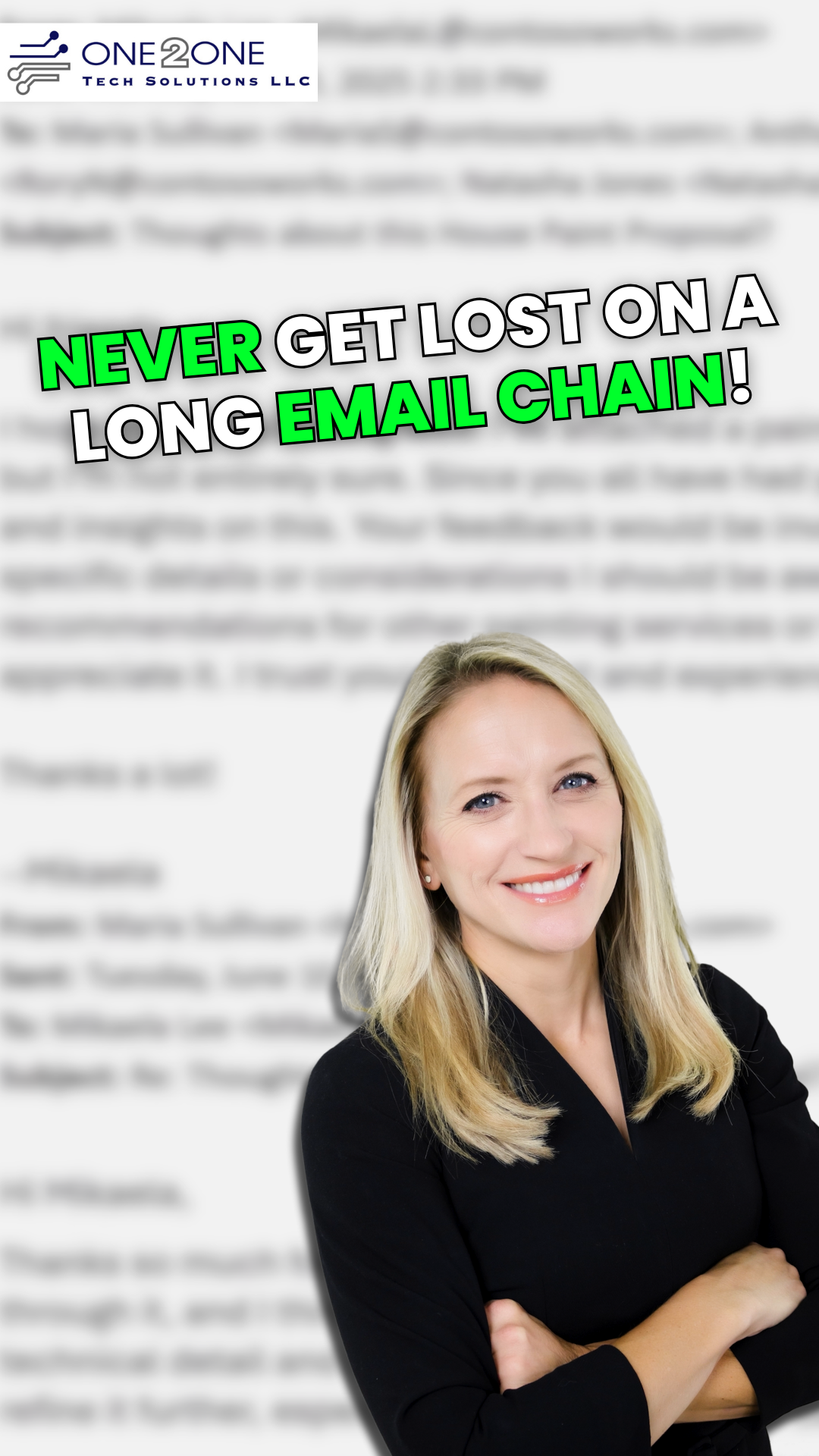 Lost in Long Email Chains